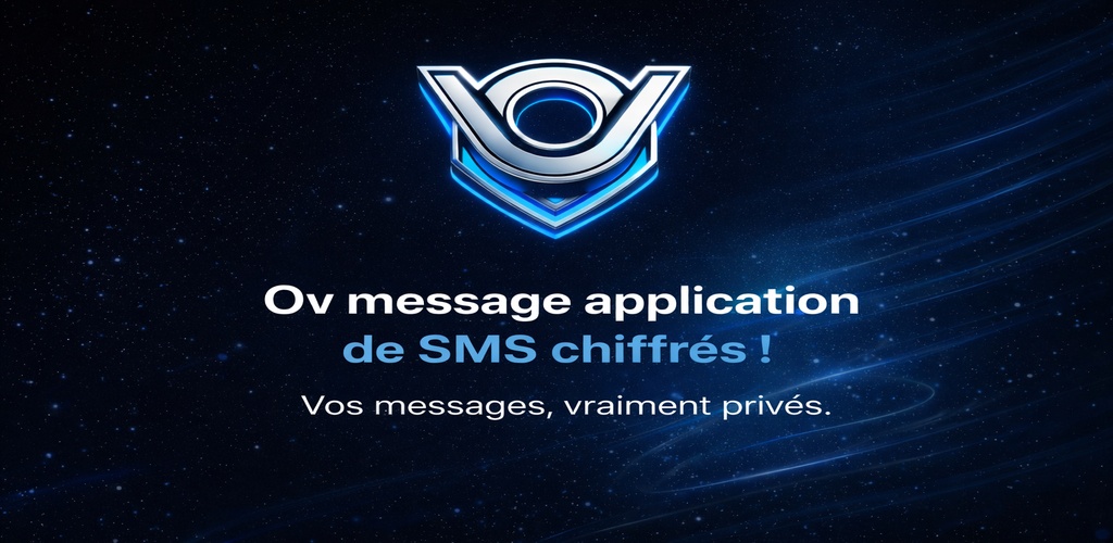 OV Message - Visuel principal de la messagerie chiffrée